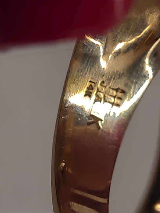 Retired James Avery Cultured Mabe Pearl Cabochon Ring in 14k Gold  Sz 8 - Picture 5 of 6